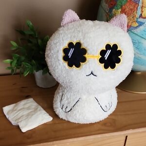 Aroma Home Plush Cat with Sunglasses